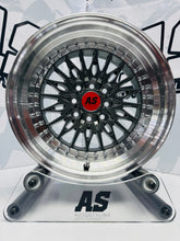 15” AS-7164  GUNMETAL 4/100 4/108 wheels